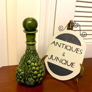 VTG (1967) Imperial Grape Wine Decanter with Stopper